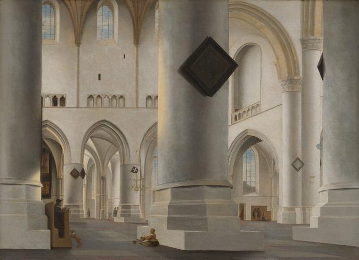 The Interior of the Grote Kerk at Haarlem, Pieter Saenredam