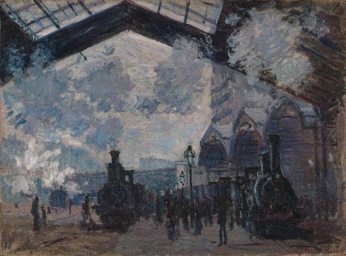 The Gare St-Lazare, Claude Monet