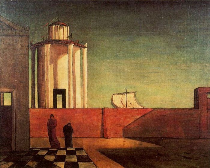 The Enigma of the Arrival and the Afternoon, Giorgio de Chirico