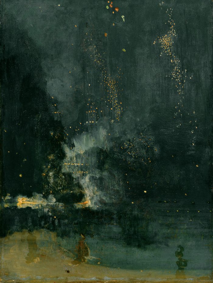 Nocturne in Black and Gold – The Falling Rocket, James Abbott McNeill Whistler