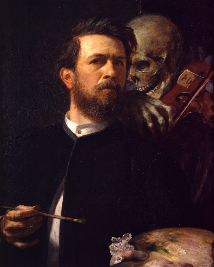 Self-Portrait with Death Playing the Fiddle, Arnold Böcklin