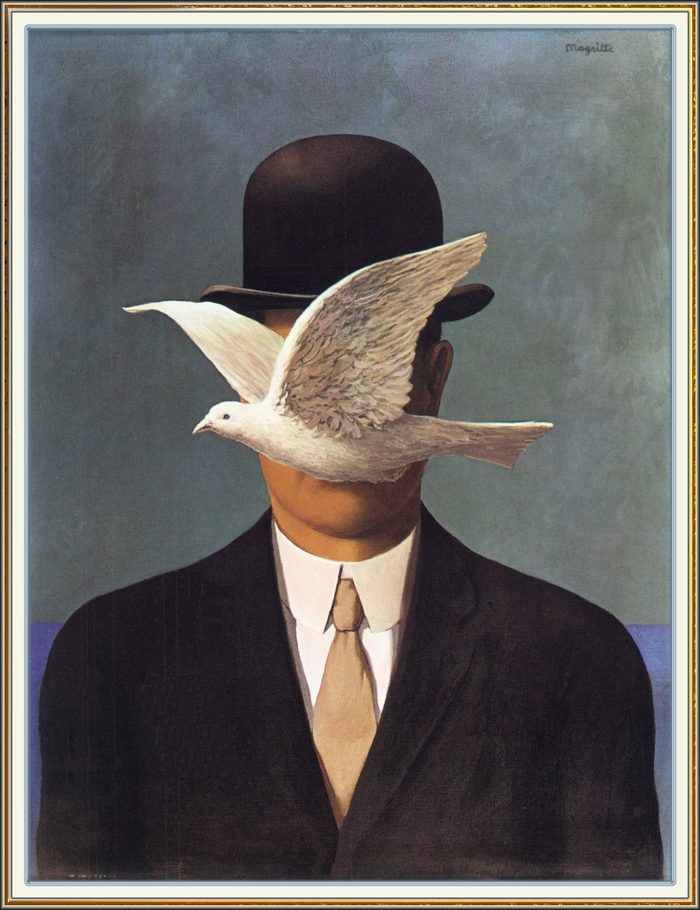 Man in a Bowler Hat, René Magritte