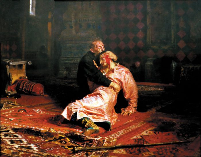 Ivan the Terrible and His Son Ivan, Ilya Repin