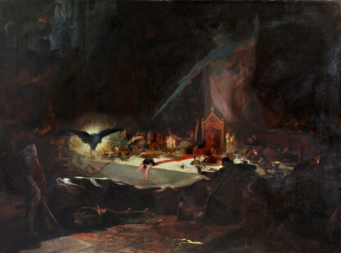 Les deux têtes, Auguste Leroux
