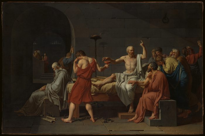 The Death of Socrates, Jacques-Louis David