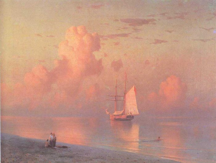 The Sunset, Ivan Aivazovsky