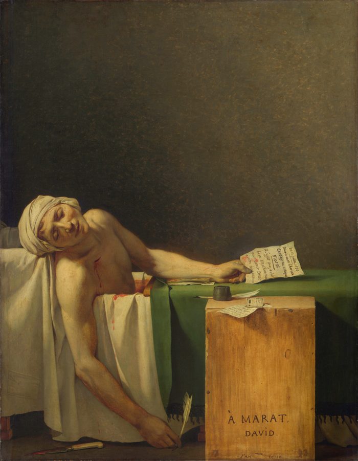 The Death of Marat, Jacques-Louis David