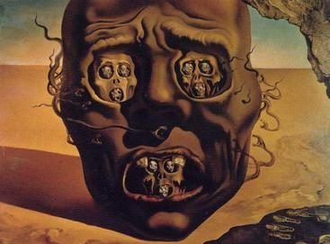 The Face of War (Visage of the War), Salvador Dalí